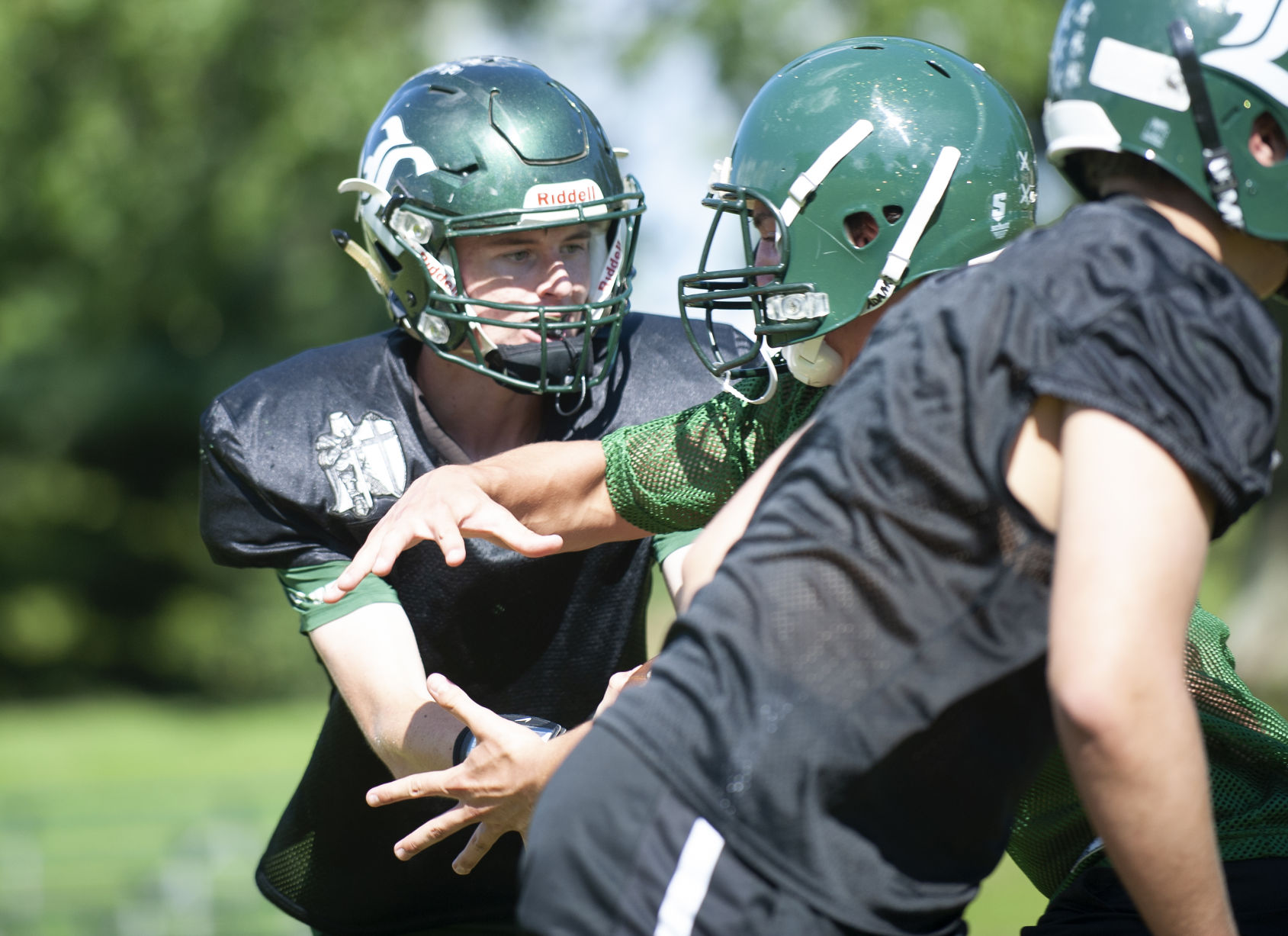 Metro-East Lutheran High School football practice